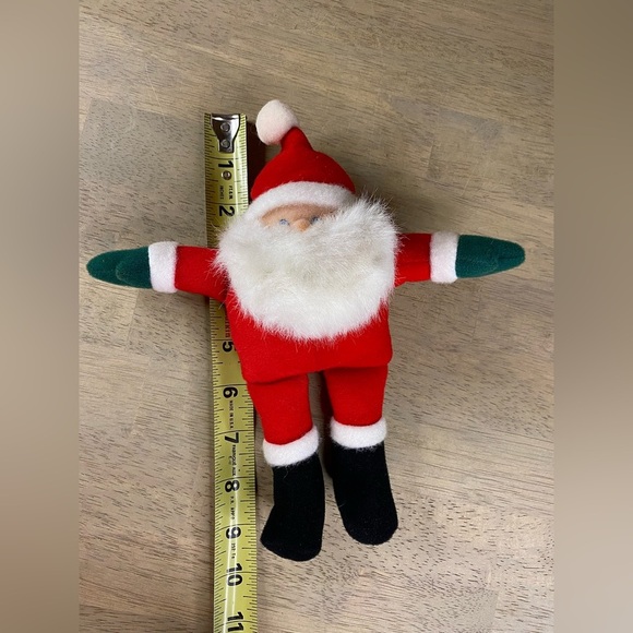 Vintage 1986 Hallmark Santa Claus Stuffed‎ Plush Doll 9" Christmas Toy - Picture 3 of 5
